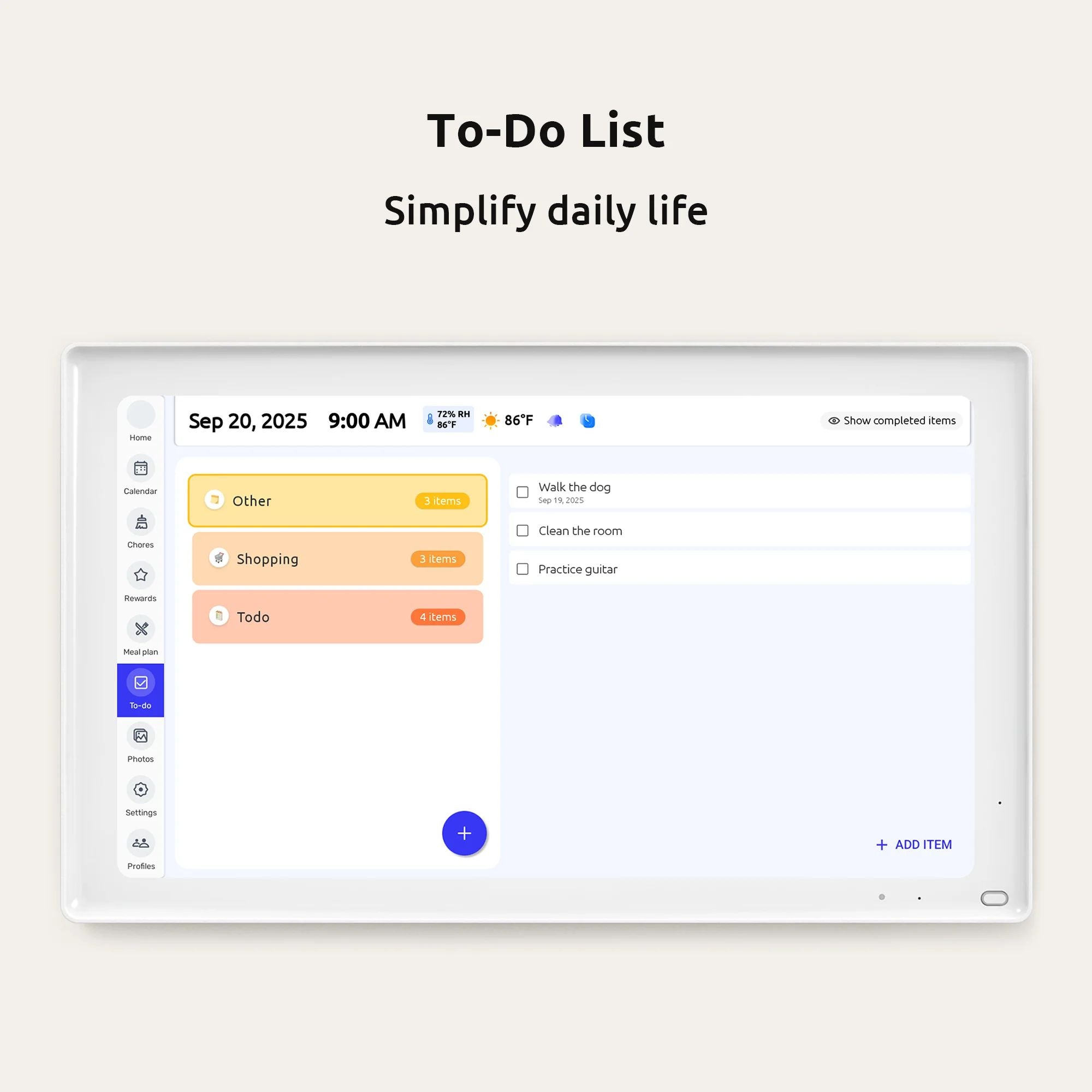 Smart Digital Family Calendar