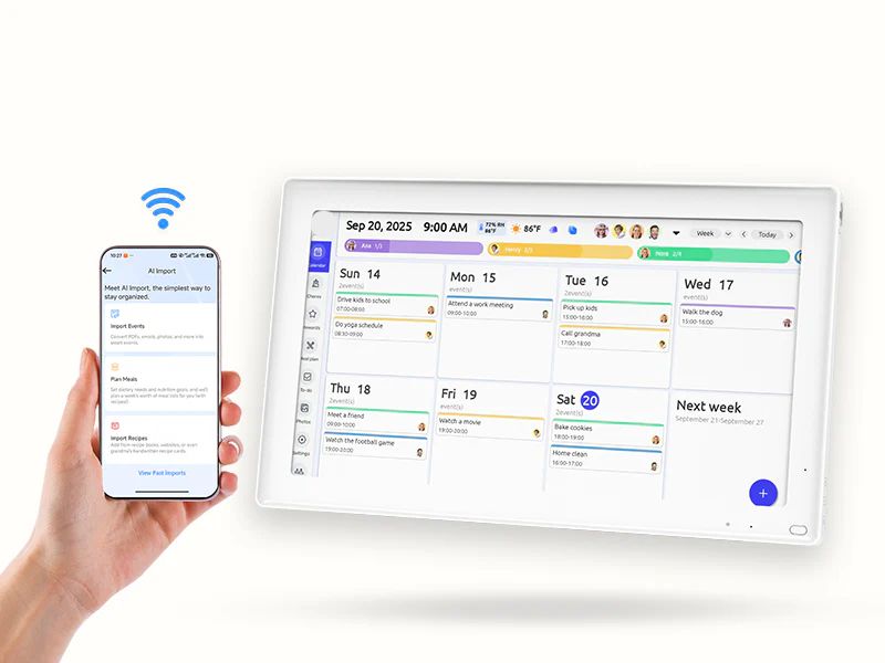 Smart Digital Family Calendar