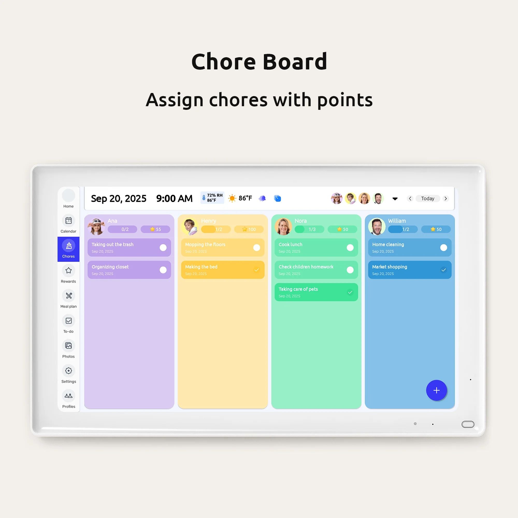 Smart Digital Family Calendar